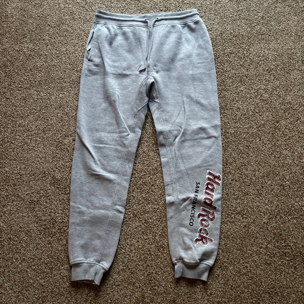 Large Gray HardRock Cafe San Francisco Sweatpants